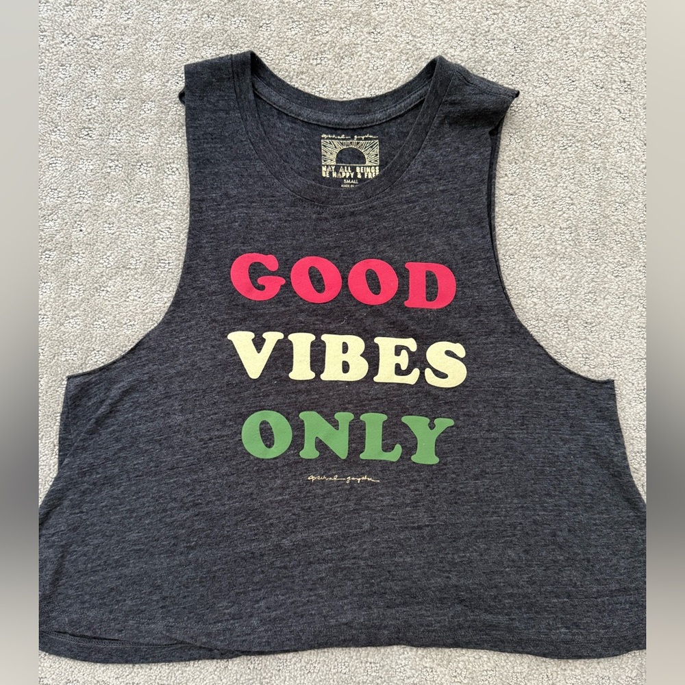 Spiritual Gangster Charcoal Tank (small)